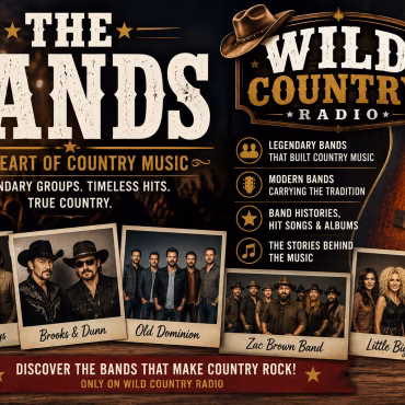 Country Bands | Legendary & Modern Country Music Bands | Wild Country Radio